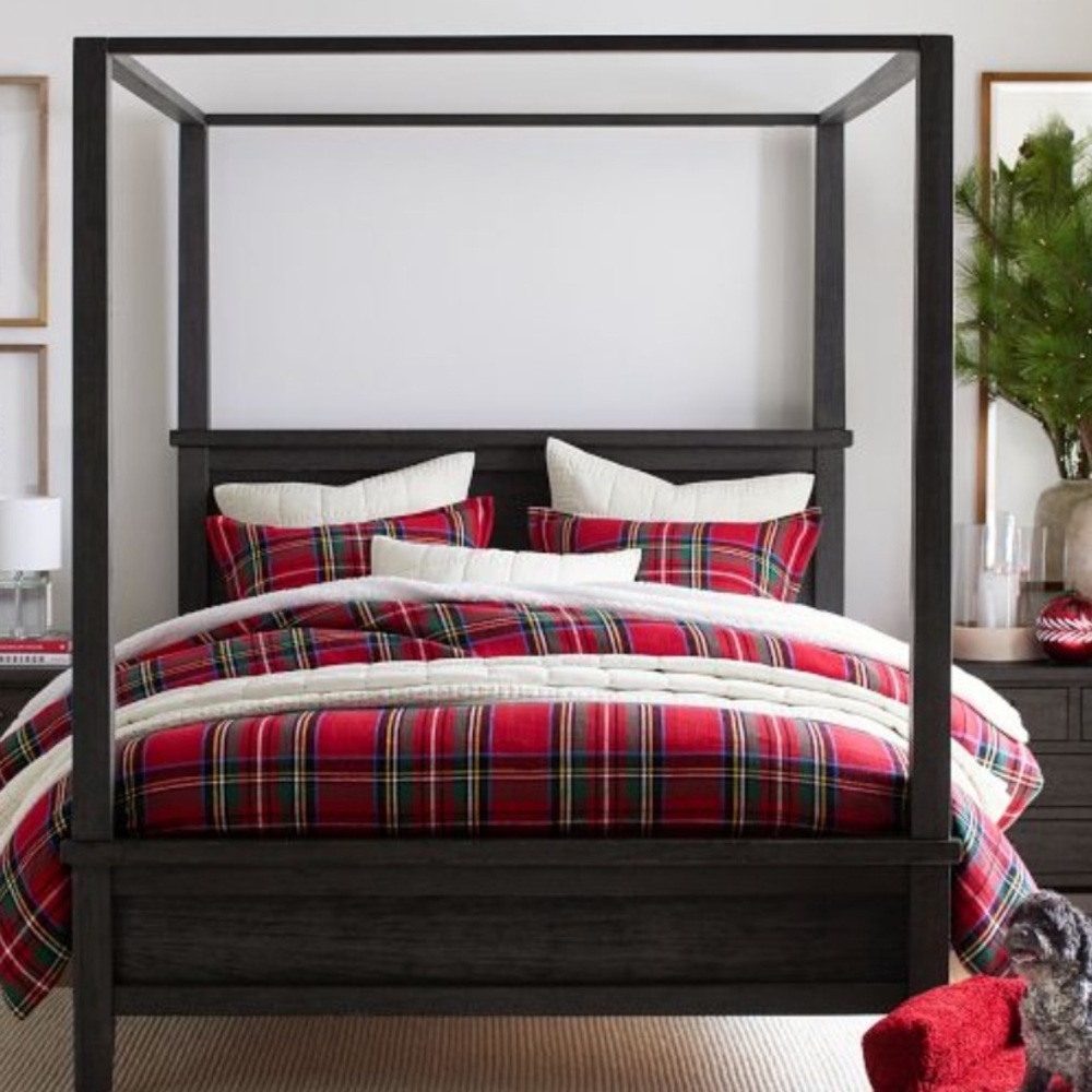 Pottery Barn Stewart Plaid Duvet & Shams